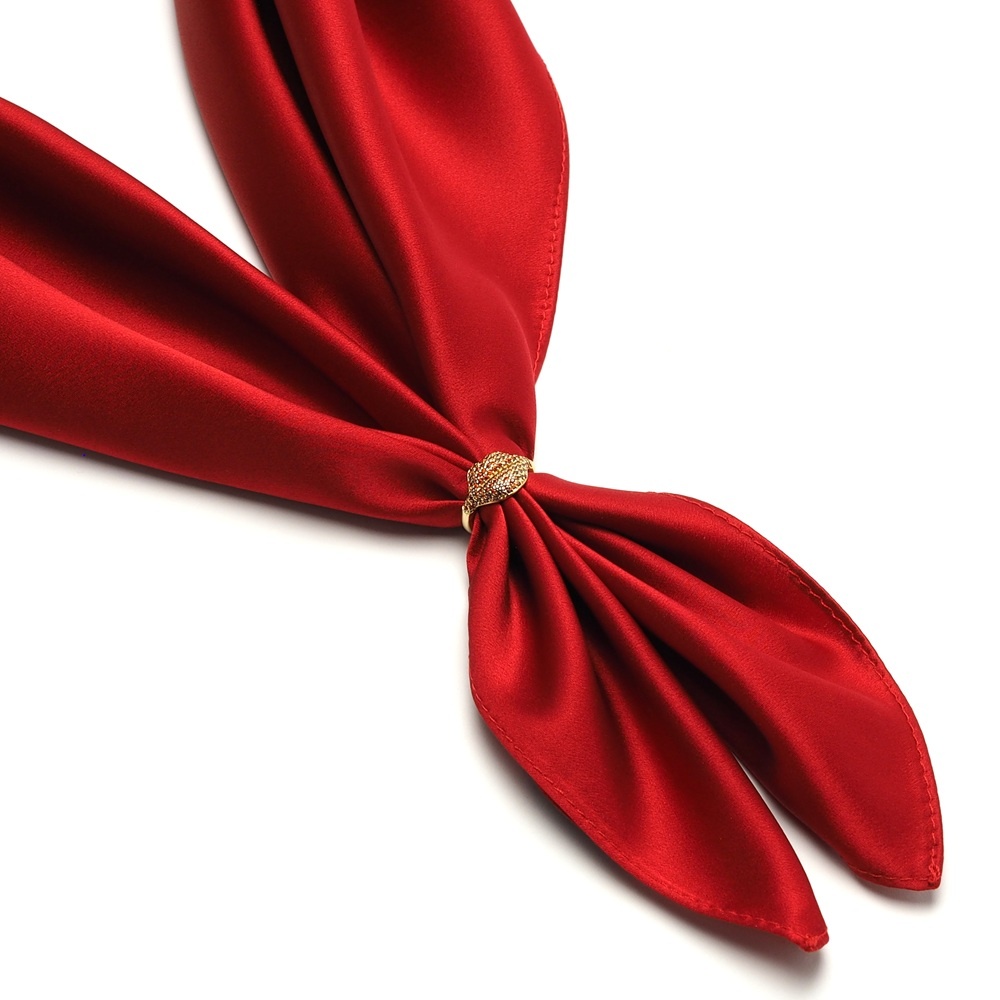 AA-089 Apaszetka - biżuteria do szala, klamra do apaszki, pierścionek usta